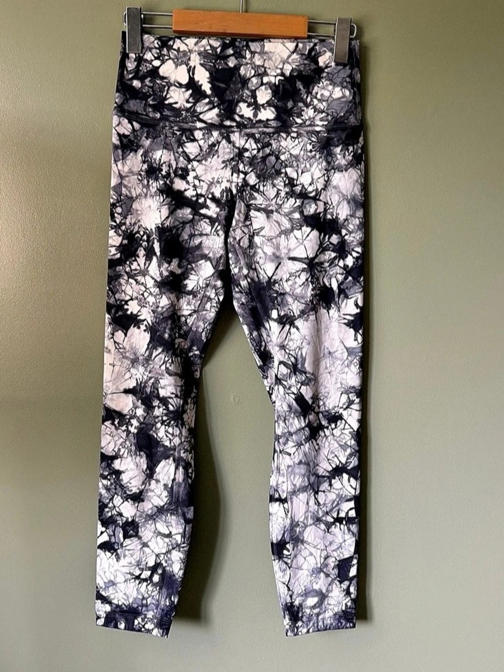lululemon Align Pant 25" Diamond Dye Abstract Print Leggings Size 6
